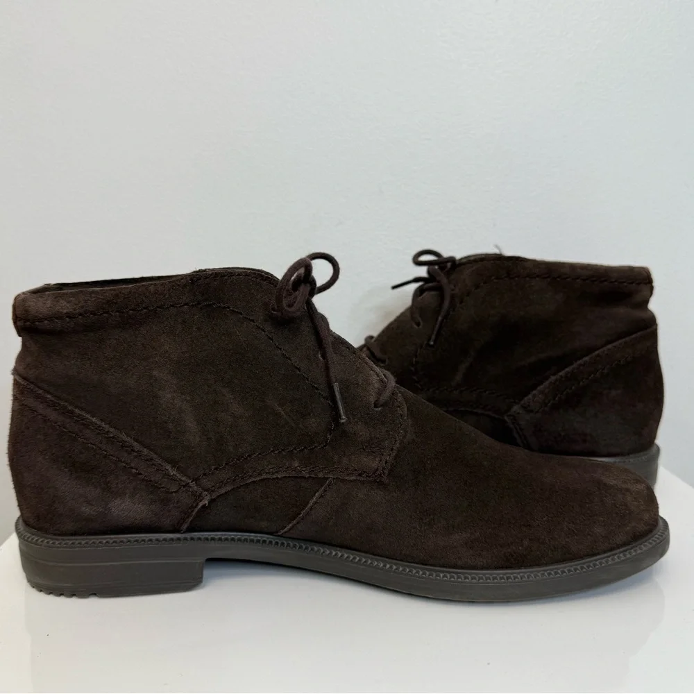 Rockport Brown Suede Berenger Chukka Boots Shoe Men’s Size 10.5 Comfort Dress